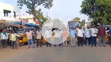 తల్లాడ: 65 లక్షల ఓట్లను అక్రమ తొలగింపునకు వ్యతిరేకిస్తూ సిపిఐ పార్టీ ఆధ్వర్యంలో నిరసన