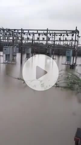 दौसा: # राजस्थान के सवाई_माधोपुर के मलारना डूंगर उपखण्ड मे भारी बारिश से #GSS मे पानी भर गया