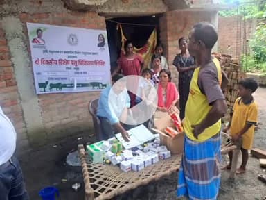 पाकुड़: जिले के सभी पंचायतों में विशेष पशु चिकित्सा शिविर का हुआ आयोजन #animales #animals