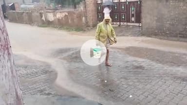 आज पल्लू क्षेत्र में भारी बारिश होने के कारण किसानों के खिले चेहरे#rajkot #rajanna_sircilla #ramanagara