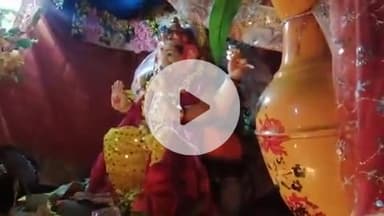 श्री गणेशाय नमः मामन गांव में चल रही भगवान गणेश की आरती को लेकर भक्तों में काफी उत्साह नजर आया