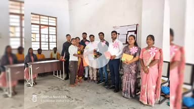 अनुसूचित जनजाति आवासीय विद्यालय दीघा परिसर में शिक्षक दिवस मनाया गया.