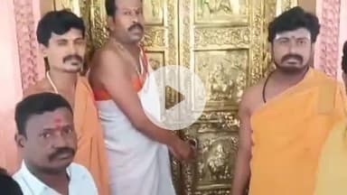 కనగల్: ధర్వేశిపురం శ్రీ రేణుక ఎల్లమ్మ అమ్మవారి ఆలయాన్ని మూసివేసిన అర్చకులు, తిరిగి రేపు ఉదయం తీర్చుకోనున్న ఆలయం