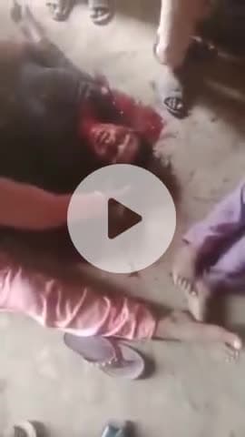 @बस्ती जिले के करमाहिया गांव चोरों द्वारा की गई संदिग्ध घटना #