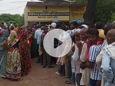 खाद न मले के कारण ये भीड़ देखो टहरौली में है @