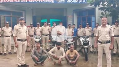 कसरावद : सक्रिय मोटरसाइकिल चोर गिरोह का पर्दाफाश, कसरावद पुलिस ने 03 आरोपियों को किया गिरफ्तार