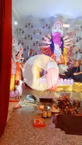ग्राम सदहपुरा में मां दुर्गा जी का पट खुले ##मुख्य पुजारी राजीव रंजन सिंह