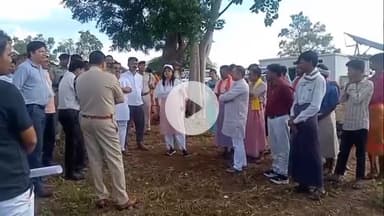 पाटी में सीएम का दौरा प्रस्तावित, कलेक्टर-एसपी ने किया निरीक्षण