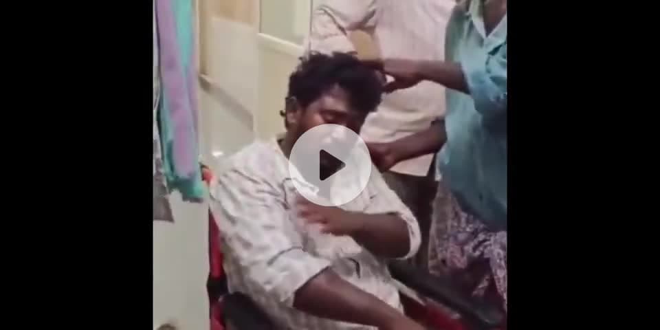గుడివాడ: గుడివాడలో రోడ్డు ప్రమాదంలో వ్యక్తికి గాయాలు