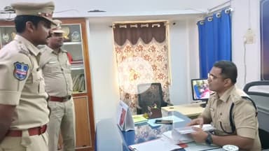 గంభీరావుపేట: గంబీరావుపేట పోలీస్ స్టేషన్ ను ఆకస్మిక తనిఖీ చేసిన జిల్లా ఎస్పీ మహేష్ బి గితే