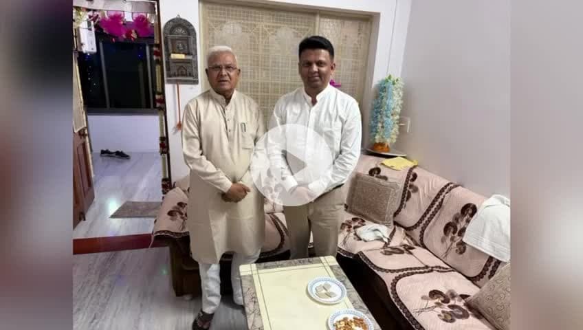 સુબીર: ડાંગ વલસાડના સાંસદ ધવલ પટેલે નવસારી ખાતે રાજ્યપાલ મધ્યપ્રદેશના મંગુભાઈ પટેલના ઘરે મુલાકાત લીધી