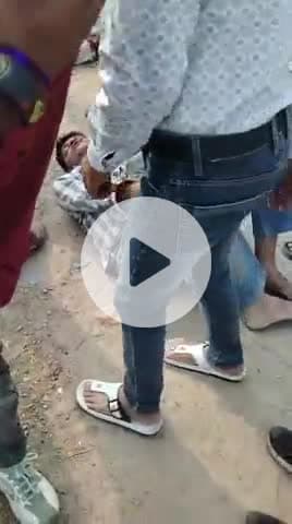 चंदेरिया के पास एक्सीडेंट बाइक और कर के बीच भारी एक्सीडेंट #vairalvideo@