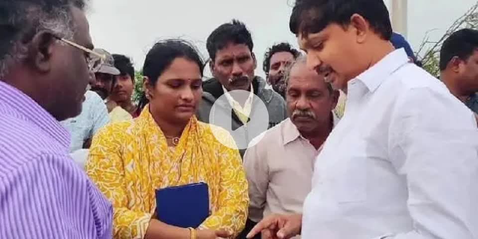 పెడన: ఇంతేరు గ్రామం వద్ద సముద్రపు కోతకు గురైన R&B రహదారిని పరిశీలించిన ఎమ్మెల్యే కృష్ణప్రసాద్