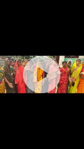 पुरैनी प्रखंड के नरदह पंचायत में जीविका दीदी द्वारा निकाली गई मतदाता जागरूक अभियान