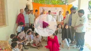 దోమ: దాతల సహకారంతో పేద విద్యార్థులు ఉన్నత విద్యను అభ్యసించే అవకాశం ఉంది: దిర్సంపల్లి లో ఎంఈఓ వెంకట్