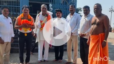 కుల్కచర్ల: ఎంపీ కొండ విశ్వేశ్వర్ రెడ్డి త్వరగా కోలుకోవాలని పాంబండ రామలింగేశ్వర దేవాలయంలో ప్రత్యేక పూజలు నిర్వహించిన భాజపా నాయకులు