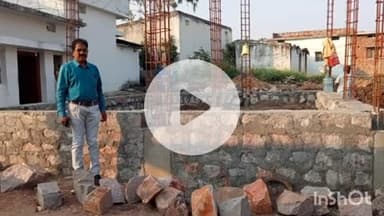 దోమ: దోమ మండల కేంద్రంలో నిర్మాణంలో ఉన్న ఇందిరమ్మ ఇండ్లను పరిశీలించిన ఎంపీడీవో గ్యామా