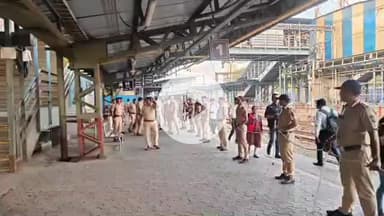 विक्रमगड: विरार रेल्वे स्थानक येथे आरपीएफ आणि जीआरपी मार्फत करण्यात आले मॉक ड्रिल