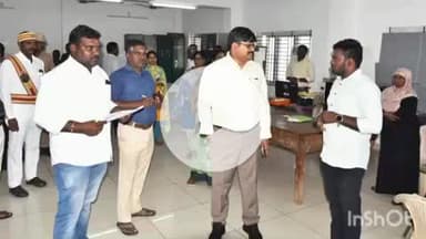 நன்னிலம்: நன்னிலம் வட்டாட்சியர் அலுவலகத்தில் வாக்காளர் பட்டியல் சிறப்பு திருத்த பணிகளை ஆட்சியர் ஆய்வு