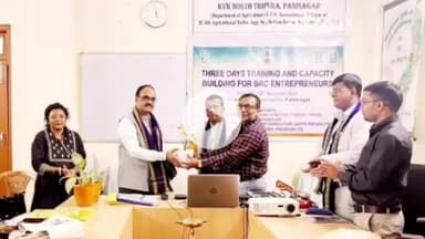 পানিসাগর: ত্রিদিবসীয় প্রশিক্ষণ ও সক্ষমতা বৃদ্ধির কর্মশালা পানিসাগর কৃষি বিজ্ঞান কেন্দ্রে অনুষ্ঠিত হয়