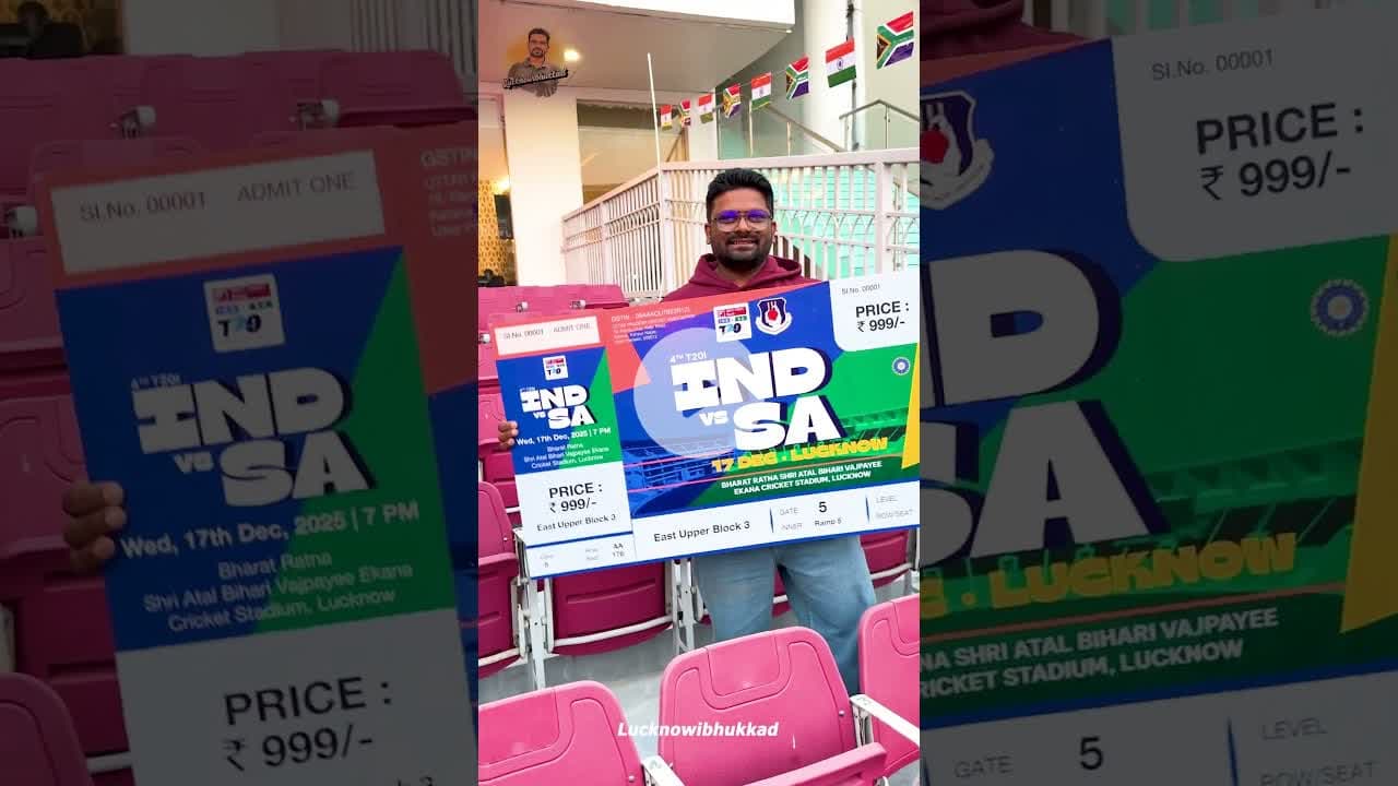 #INDIA 🆚 SOUTH AFRICA #T20 #MATCH in #lucknow w
