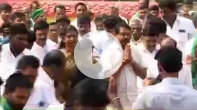 கே.வி.குப்பம்: கே வி குப்பம் சந்தை மேடு பகுதியில் கிராம சபை மூலம் மக்களை சந்தித்த பாஜக மாநில தலைவர் நயினார் நாகேந்திரன்