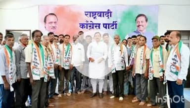 मानगाव: माणगाव तालुक्यातील निजामपूर विभागातील पदाधिकाऱ्यांसह राष्ट्रवादी काँग्रेस पार्टीमध्ये प्रवेश