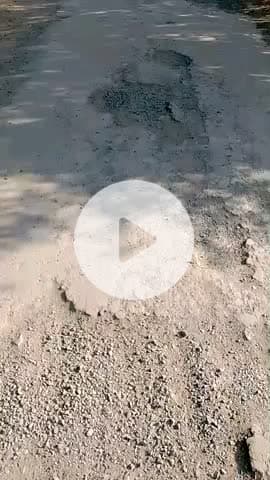 दांता पंचायत खेजड़िया डंढेडा़ रोड़ जर्जर हो चुका है