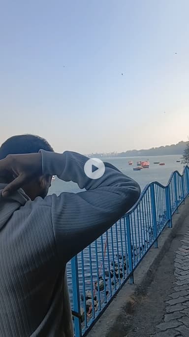 Morning Walk #lake view#vote club