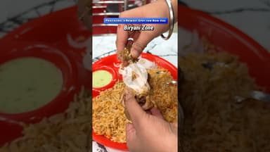 Biryani Zone 🍗 Prayagraj New Spot for Biryani #ytshorts #prayagraj #chickenbiryani #biryani