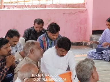 ಬೀಳಗಿ: 05-Feb-26 : 202425 ನೆ ಸಾಲಿನ ಮನರೇಗಾ 15ನೆ ಹಣಕಾಸು ರಾಜ್ಯ ಹಣಕಾಸು ಯೋಜನೆಯ ಅನುದಾನ ಕಾಮಗಾರಿ ಕಡತಗಳ ಪರಿಶೀಲನೆ ಮತ್ತು ವರದಿ ಮಂಡನೆ