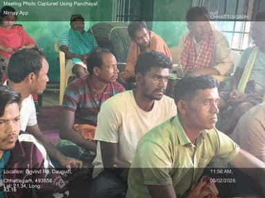 बसना: 05-Feb-26 : सामाजिक अंकेक्षण विशेष ग्राम सभा