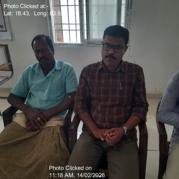 ఎచ్చెర్ల: 14-Feb-26 : Mnrega Social Audit Kamaswari Peta Grama Sabha Meeting At 18 Round