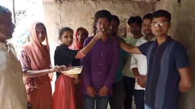#उत्क्रमित हाई स्कूल करियो के छात्र अंकित ने मैट्रिक परीक्षा में 471 अंक के साथ हासिल किया जिला में तीसरा स्थान