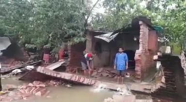 baarish k karan nuksan#aapda #adarshcolony chas bokaro