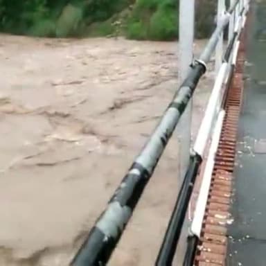 धर्मपुर में भारी बारिश से सुन खड़ उफान पर है। लोगो को नदी नालों से दूर रहने की चेतावनी।
#dharampur #mandi #news #hp