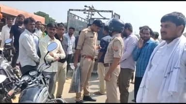 कोल. ग्राम हीरापुर के निकट बाइक और बुग्गी में टक्कर अकराबाद जिला अलीगढ़ #accident #akrabad #VikramSingh