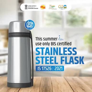 Make your summer chilled with the best quality BIS certified stainless steel flask.
#ISI #summerseason