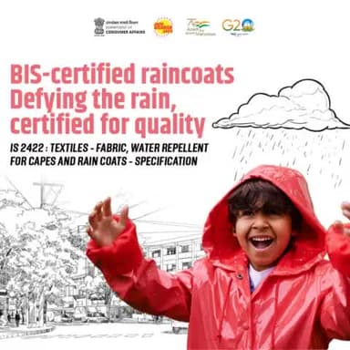 Experience protection from the rain with BIS-certified raincoats that meet the highest standards of quality.
#qualitycheck #rainyseason