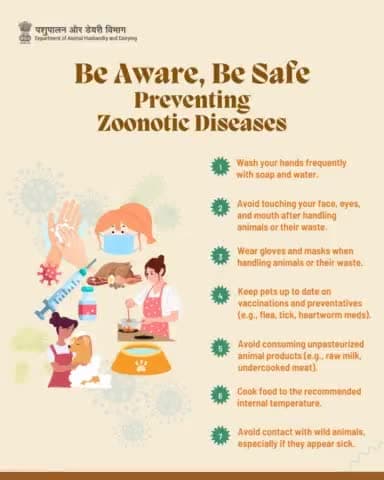 Preventing Zoonotic Diseases
Stay safe with these simple tips!
#WorldZoonosesDay #OneHealth #animalhusbandry