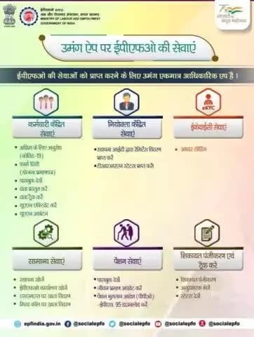 #उमंग ऐप पर #ईपीएफओ की सेवाएं।
#EPF #ईपीएफ