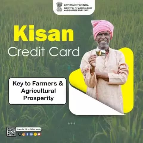 Greening the Fields of Financial Inclusion
#KisanCreditCard offers farmers hassle-free access to credit, enabling timely purchase of agricultural inputs, investment in modern farming techniques, and smooth cash flow management.