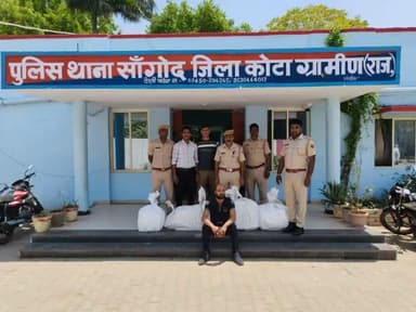 #जिला_कोटा_ग्रामीण_पुलिस की #अवैध_शराब के खिलाफ कार्यवाही
पुलिस थाना सांगोद ने कार्यवाही करते हुए
615 पव्वे #अवैध_शराब के जप्त करते हुए 01 व्यक्ति को #गिरफ्तार करने में हासिल की सफलता @PoliceRajasth