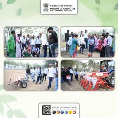 Ms. S. Rukmani, JS (M&T), DA&FW along with Sh. Y.K. Rao, Assistant Commissioner (M&T) visited the “North Eastern Region Farm #Machinery Training & Testing Institute, B. Chariali (Assam)” from 13th to 15th March 2024.