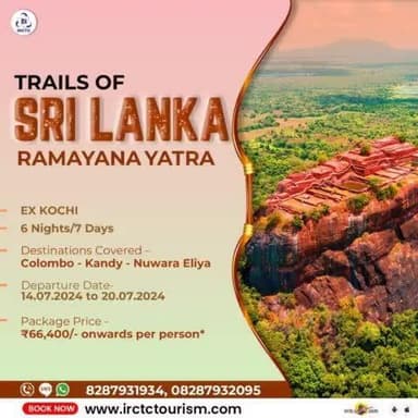 #Mountains, #Memories, and temple trails!
Explore #Rama's legendary journey through #SriLanka with IRCTC Tourism