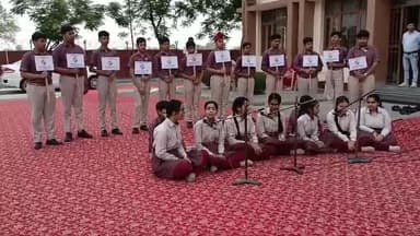 वोटर जागरूकता: विद्यार्थियों ने दी कव्वाली व सामूहिक नृत्य की शानदार प्रस्तुति #ChunaKaParv #DeshKaGarv #IVote4Sure