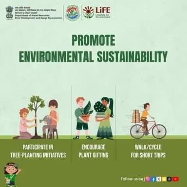 #MissionLiFE #ChooseLiFE #GoGreen #ProPlanetPeople
पौधों को उपहार में देकर हरियाली का आनंद साझा करें, स्वस्थ पृथ्वी के लिए अधिक पेड़ लगाएँ, और उत्सर्जन को कम करने और अपने स्वास्थ्य को बेहतर बनाने के लिए छोटे सैर पर जाएं। @railminindia