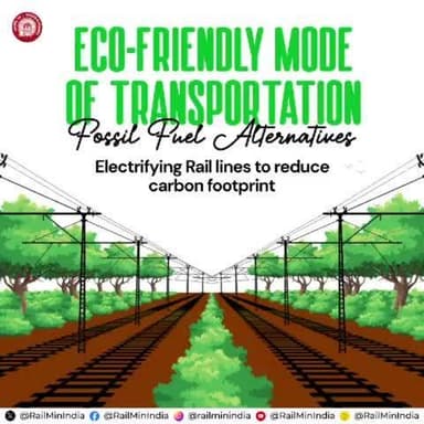 Indian Railways is adopting an integrated approach to become a Net Zero Carbon Emitter.
@railminindia
#EnergyEfficiency