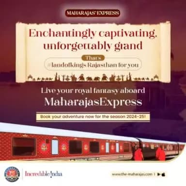 #LandOfKings Rajasthan, a royal adventure awaits aboard the #MaharajasExpress!