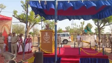 #NAGAURPOLICE :-
75वे राजस्थान पुलिस स्थापना दिवस पर पुलिस लाईन नागौर में भव्य समारोह का आयोजन।